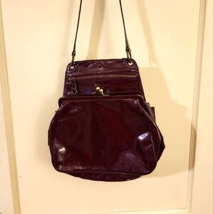 Anthropology Burgundy Crossbody bag